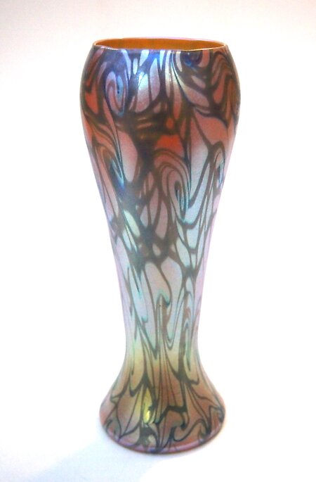 Steuben, Quezal and Other  American Glass. quezaltut